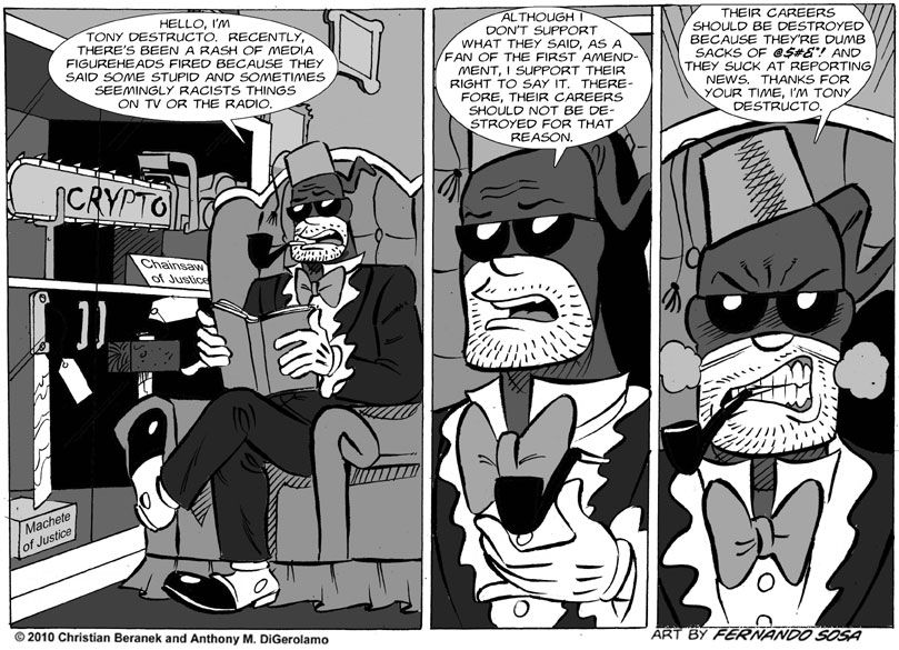 Tony Destructo #33: Shut Your Newshole