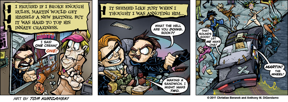Post Apocalyptic Nick #39: Dashboard Sandwich Post Apocalyptic Nick #39: Dashboard Sandwich