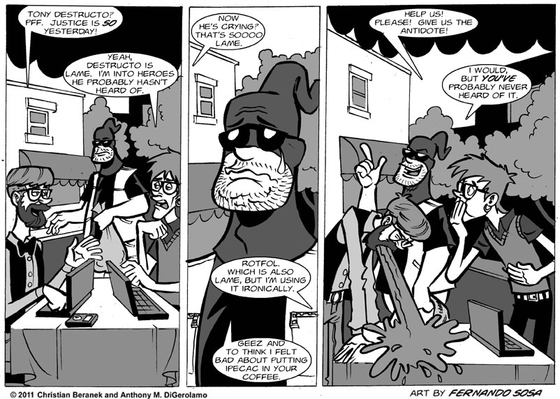 Tony Destructo:  Die Hipster, Die!