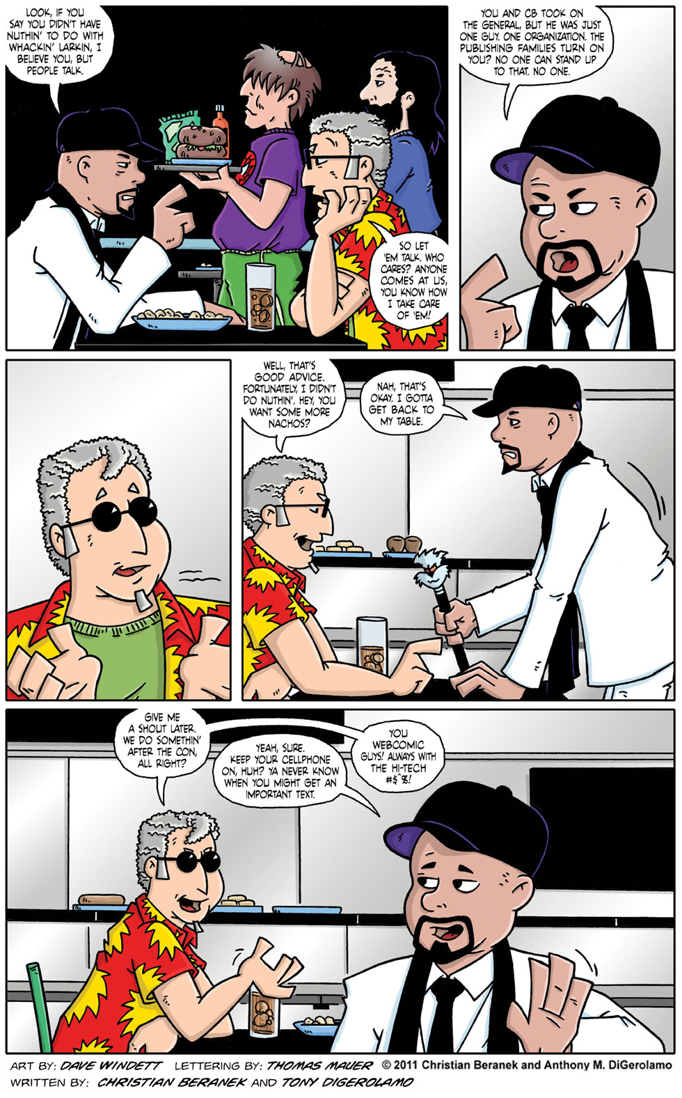 Comic Book Mafia:  Webcomic Warning