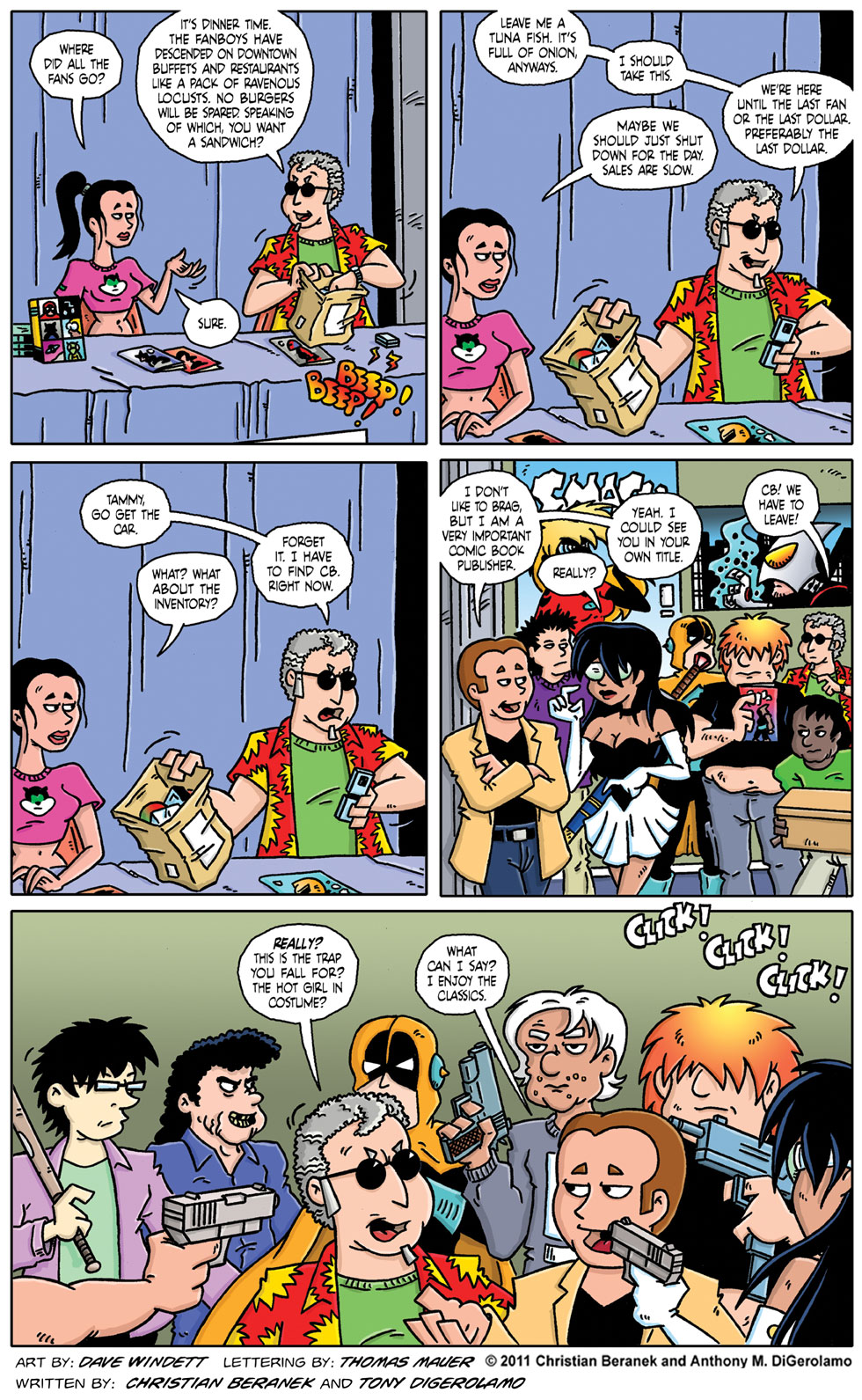 Comic Book Mafia: Fanboy Dinner Time Comic Book Mafia: Fanboy Dinner Time