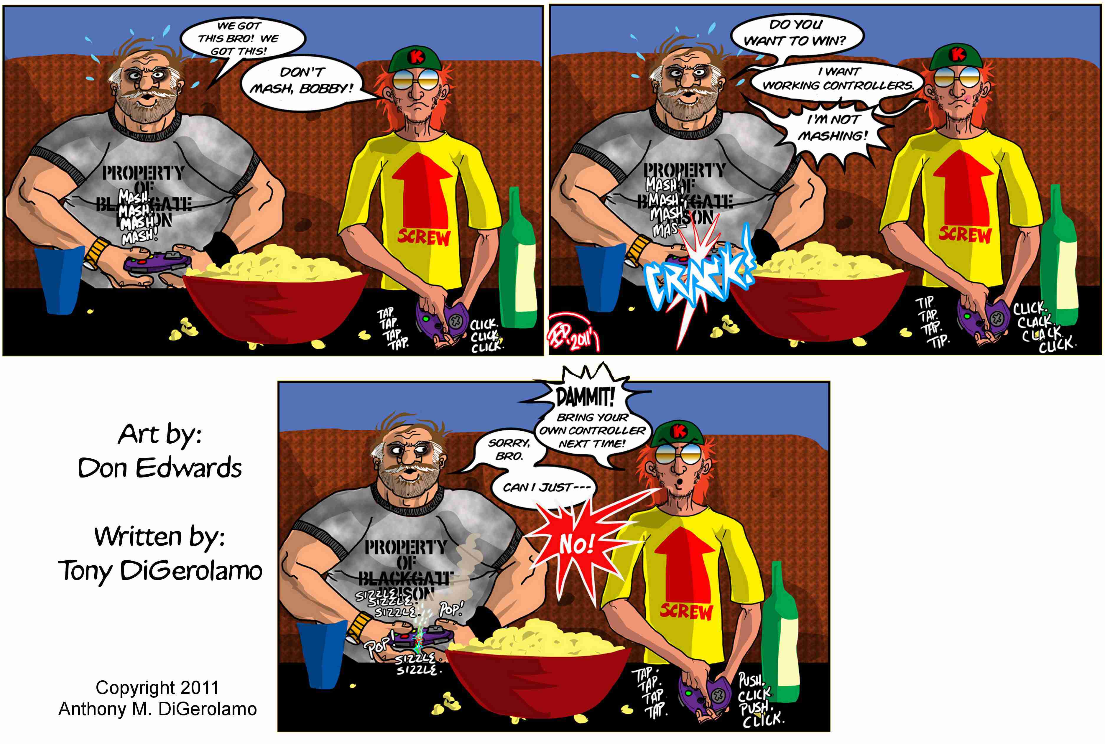 Olde Tyme Gamer:  Button Masher
