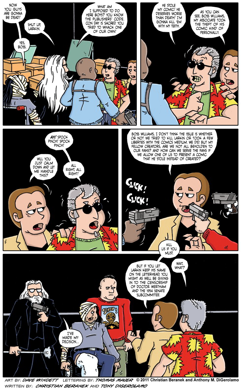 Comic Book Mafia: The Boss Must Decide Comic Book Mafia: The Boss Must Decide