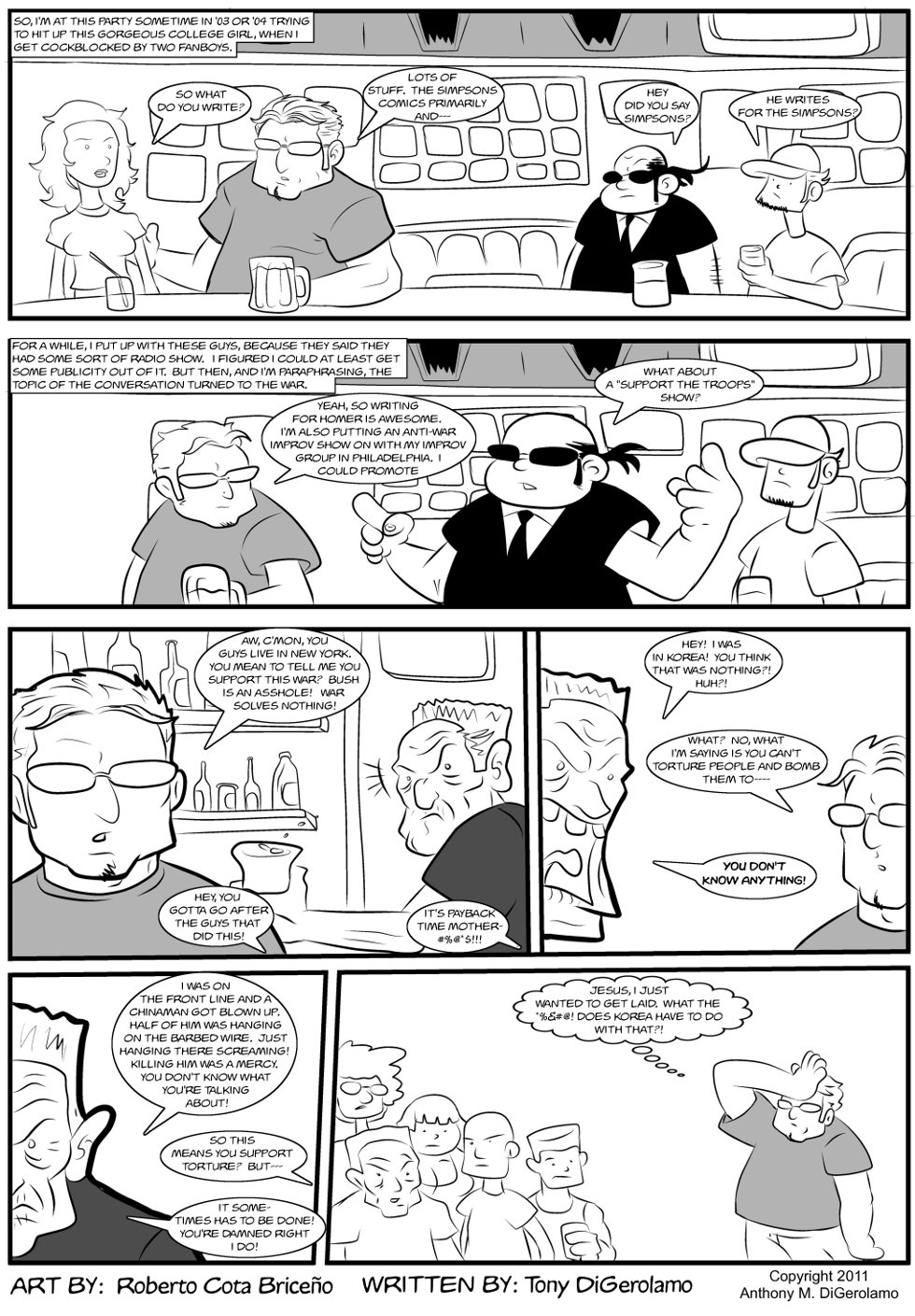 The Antiwar Comic: The Party