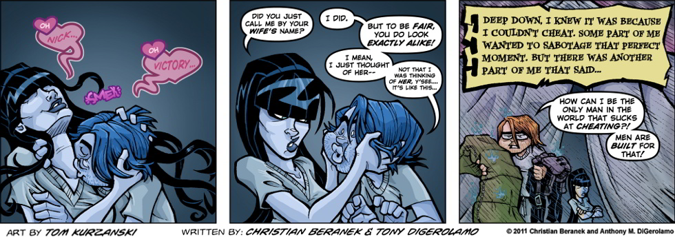 Post Apocalyptic Nick:  Next Time, Just Keep Kissing