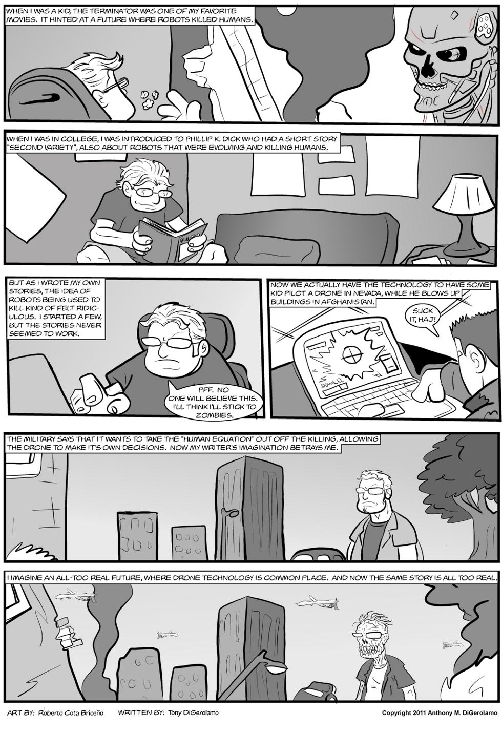The Antiwar Comic:  Stick to Zombies