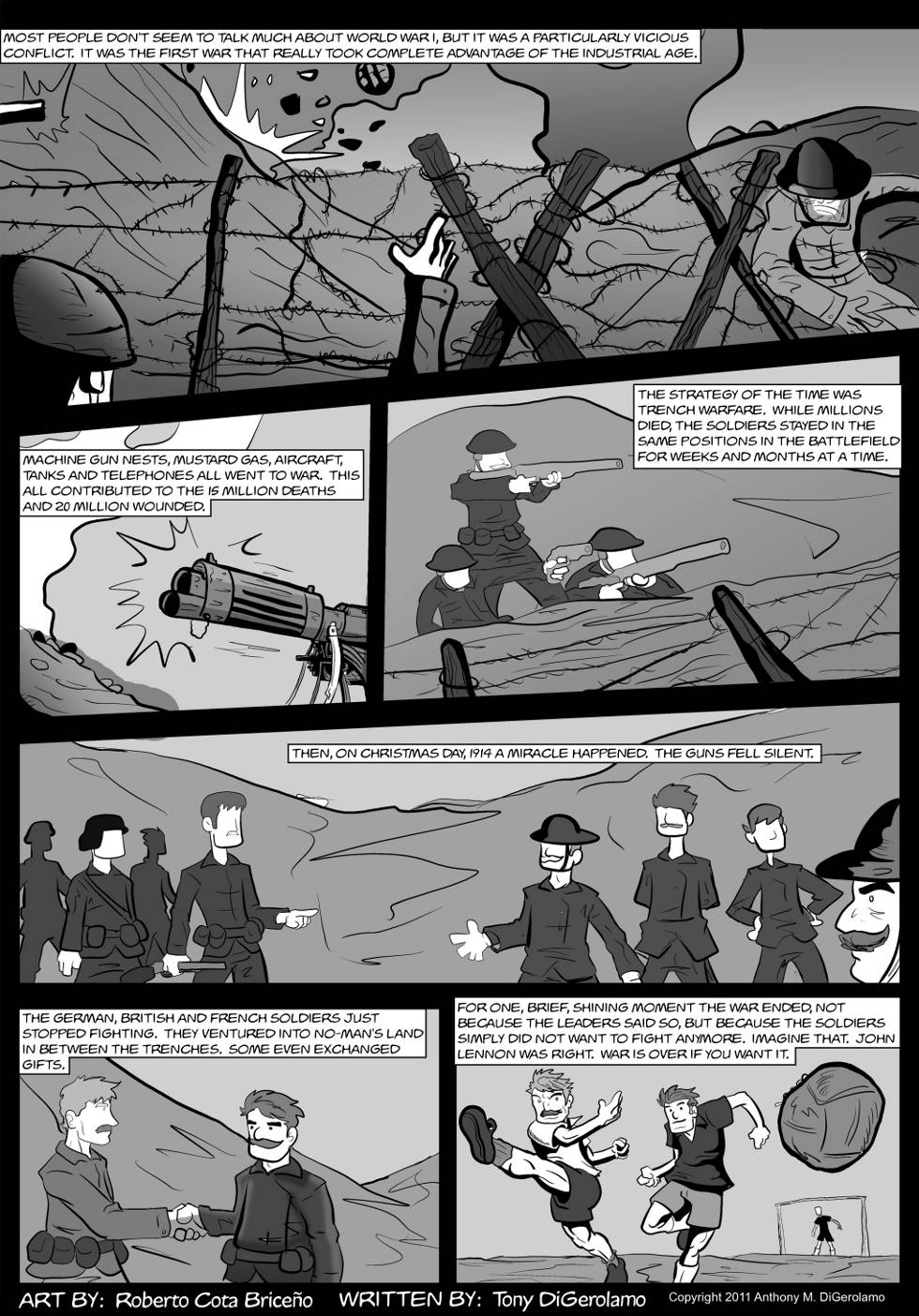 The Antiwar Comic: Battlefield Christmas