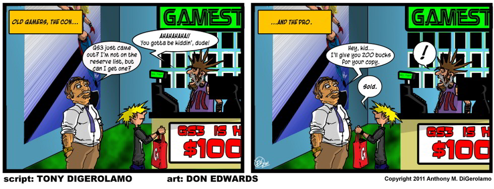 Olde Tyme Gamer: Old Gamer Pros and Cons Olde Tyme Gamer: Old Gamer Pros and Cons