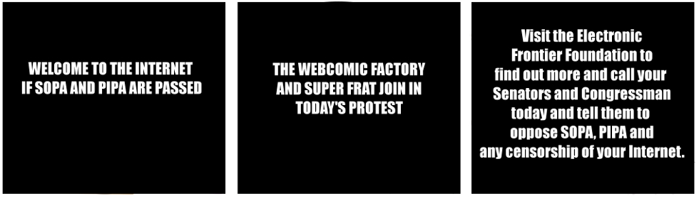 SOPA/PIPA Protest
