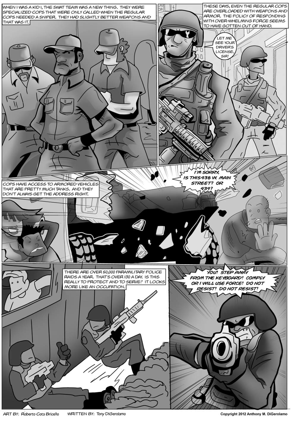 The Antiwar Comic: Cops or Soldiers? The Antiwar Comic: Cops or Soldiers?