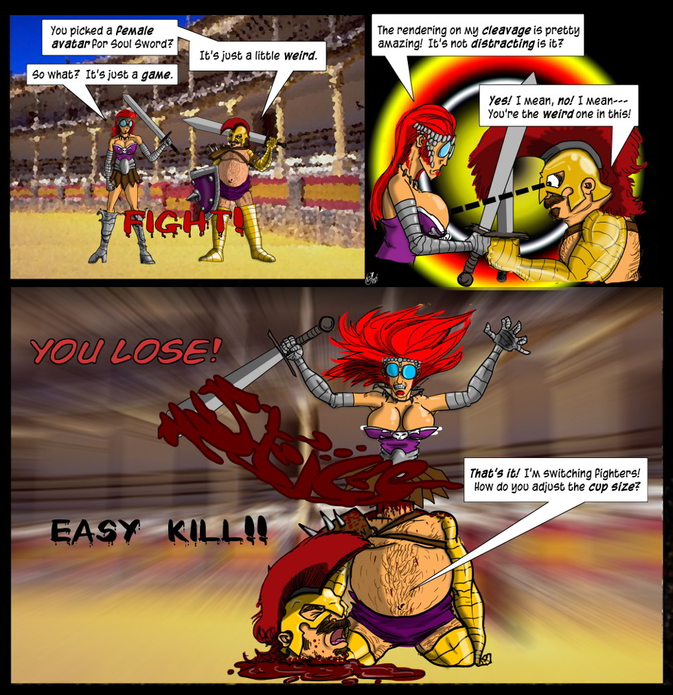 Olde Tyme Gamer: Boob-Tality! Olde Tyme Gamer: Boob-Tality!