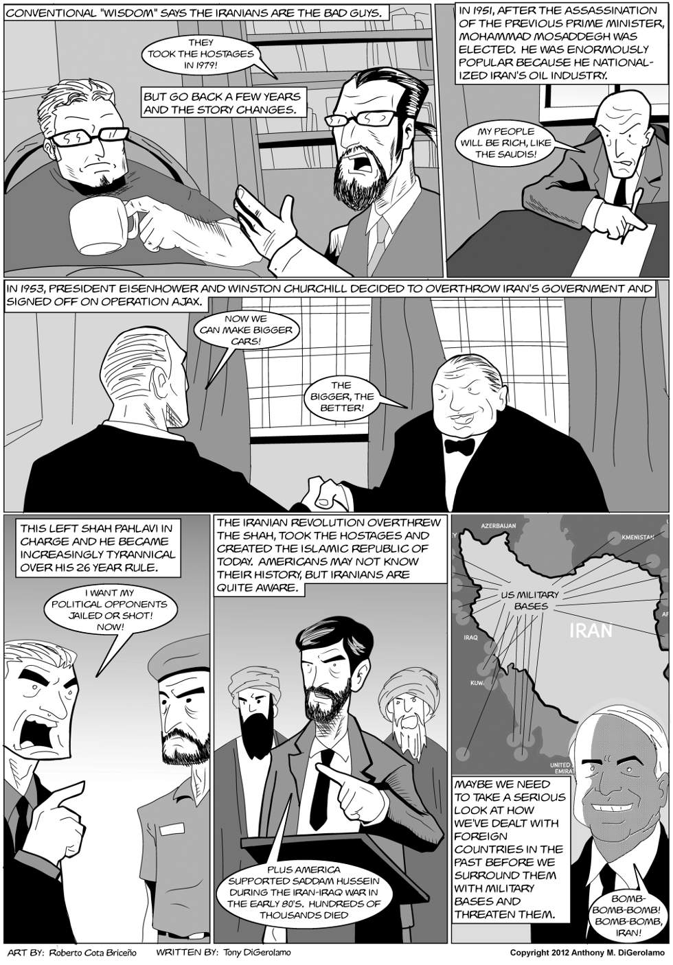 The Antiwar Comic:  What’s Wrong With Iran?