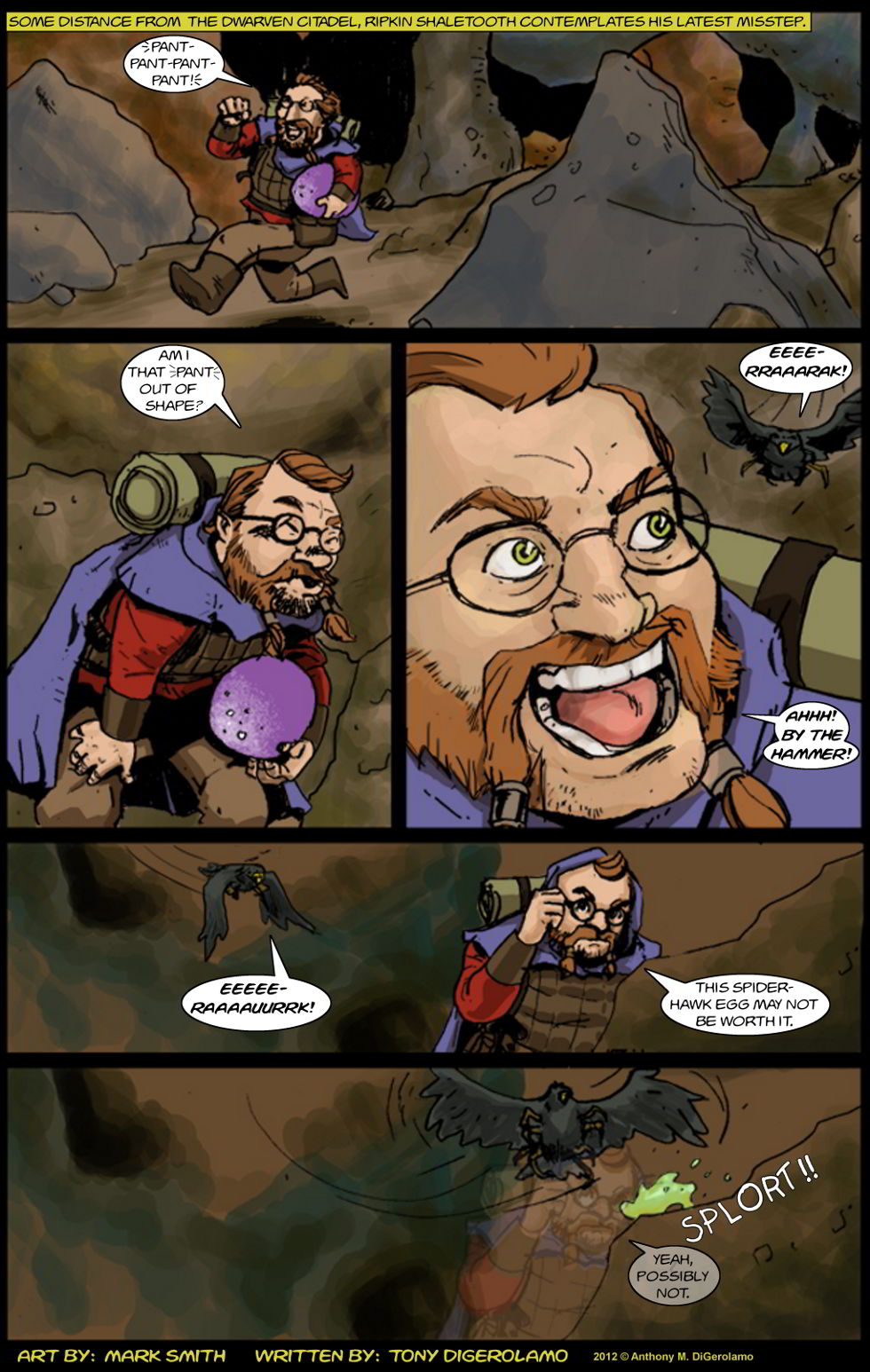 Kingdom of the Dwarves:  Spiderhawk Chase