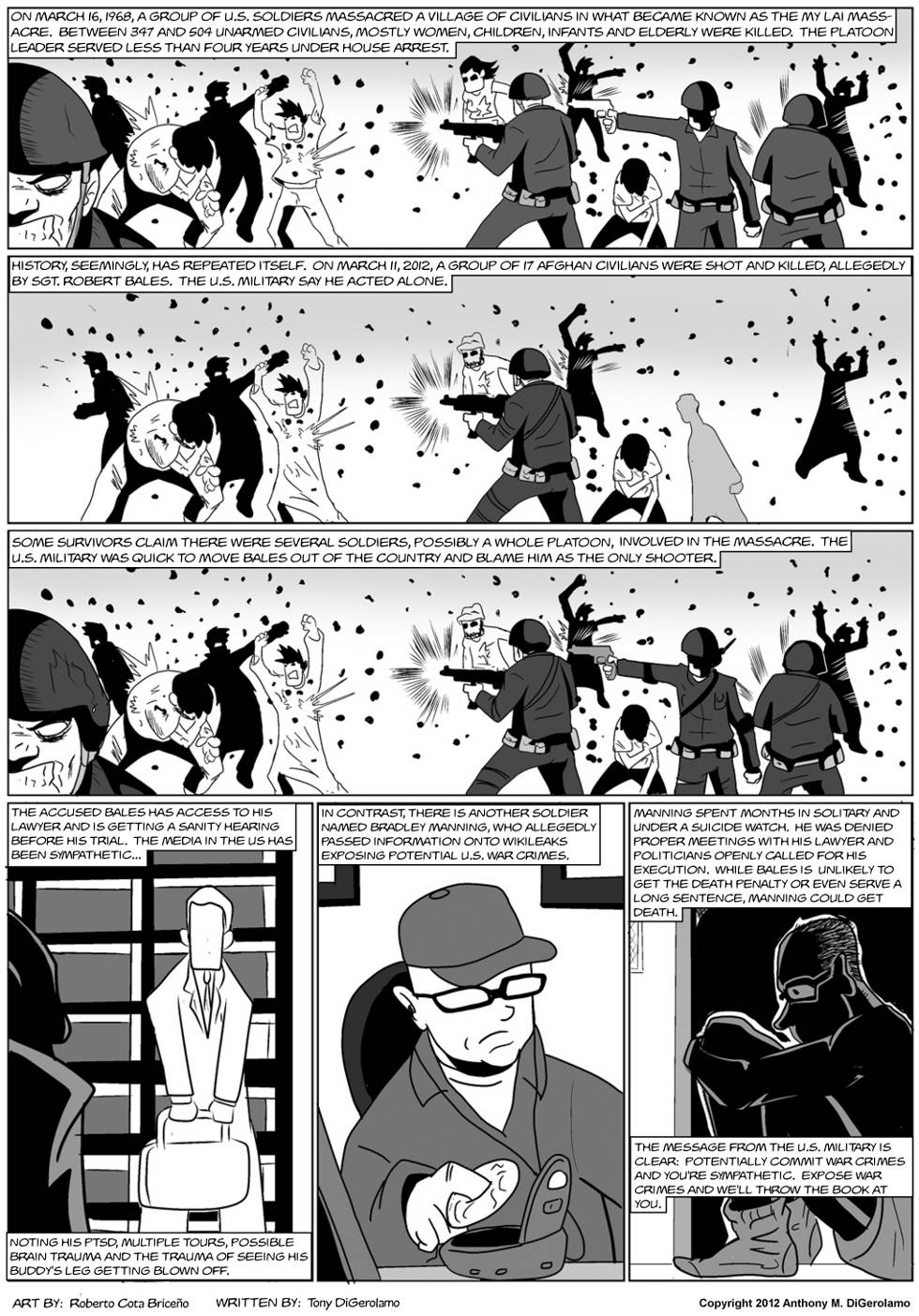 The Antiwar Comic: Just Keep Shooting and Shut Up The Antiwar Comic: Just Keep Shooting and Shut Up