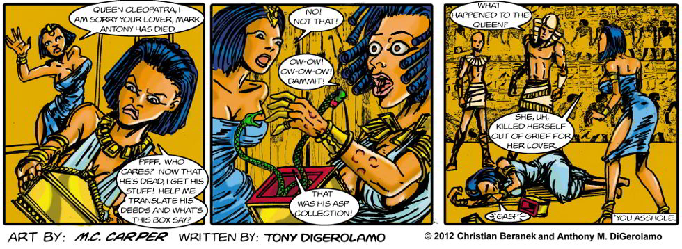 In A Relationship:  Cleo Was a Gold Digger