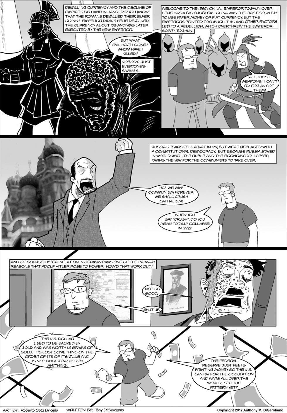 The Anti War Comic: The Rain of the Dollars The Anti War Comic: The Rain of the Dollars