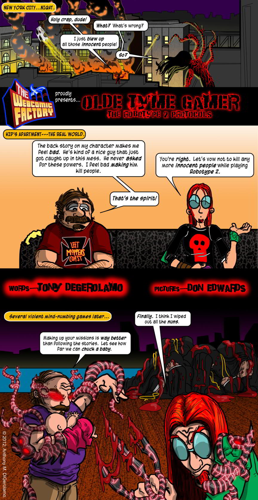 Olde Tyme Gamer:  Virtual Blood Lust