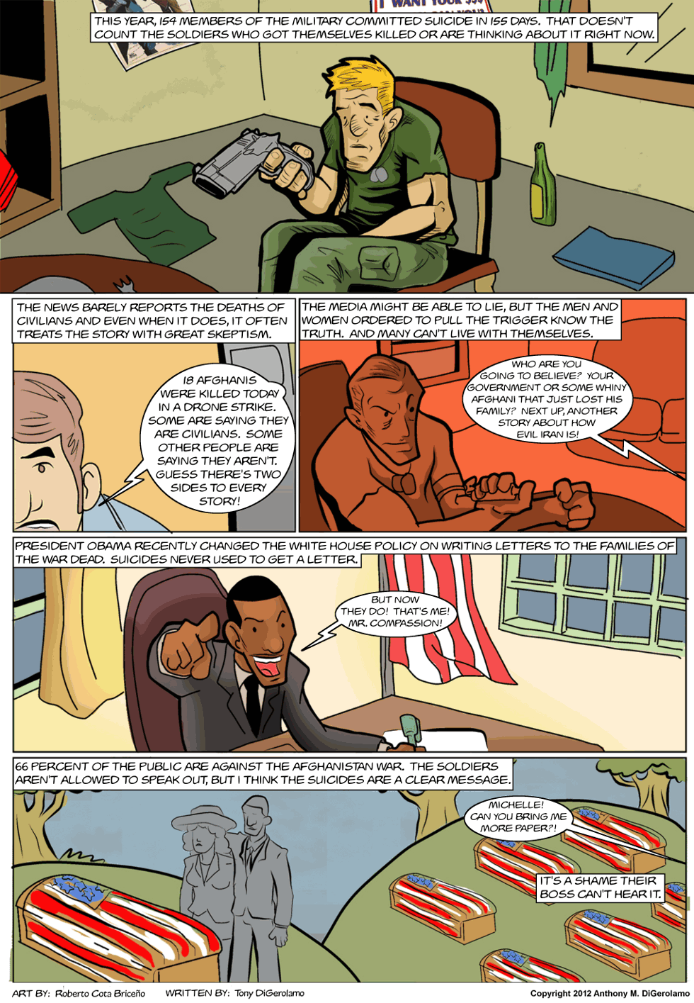 The Antiwar Comic:  The Warriors’ Last Protest