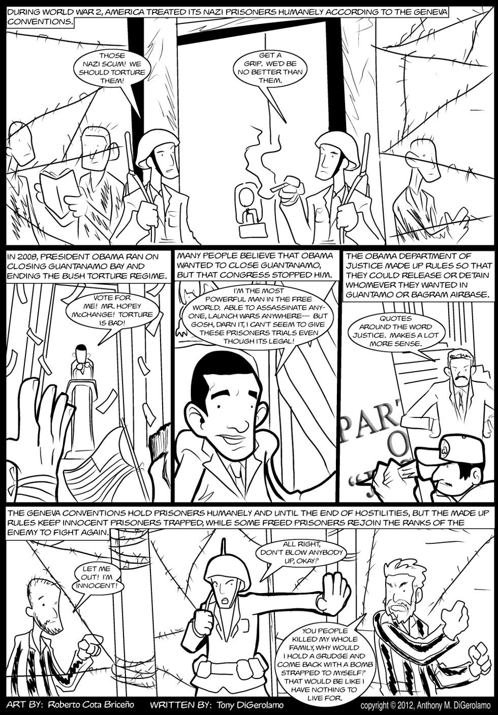The Antiwar Comic:  What Ever Happened to the Geneva Conventions?
