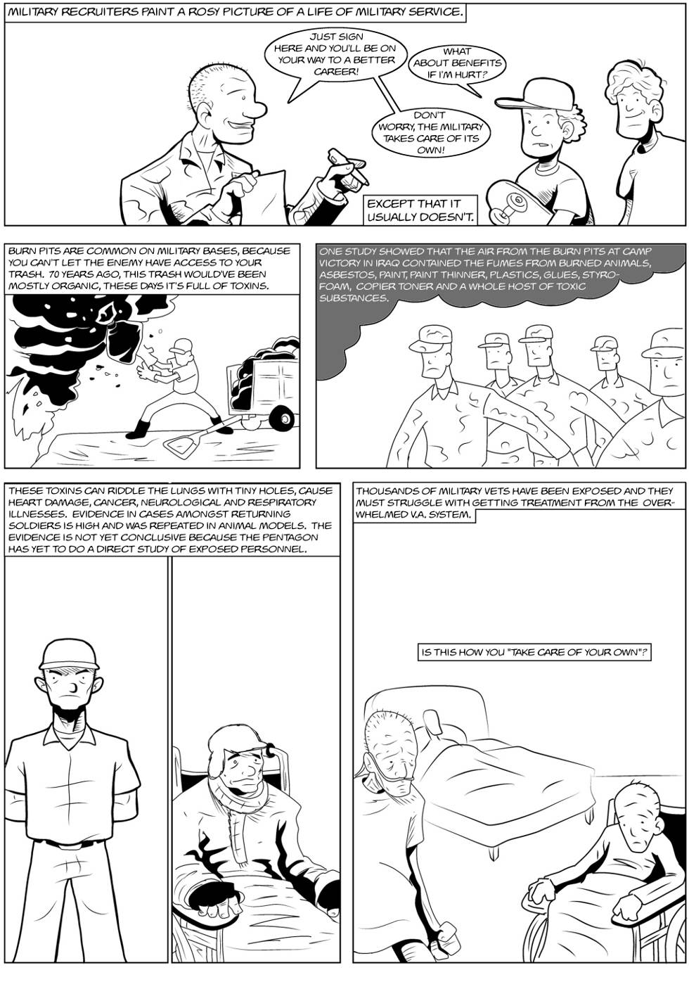 The Antiwar Comic:  On the Trash Heap