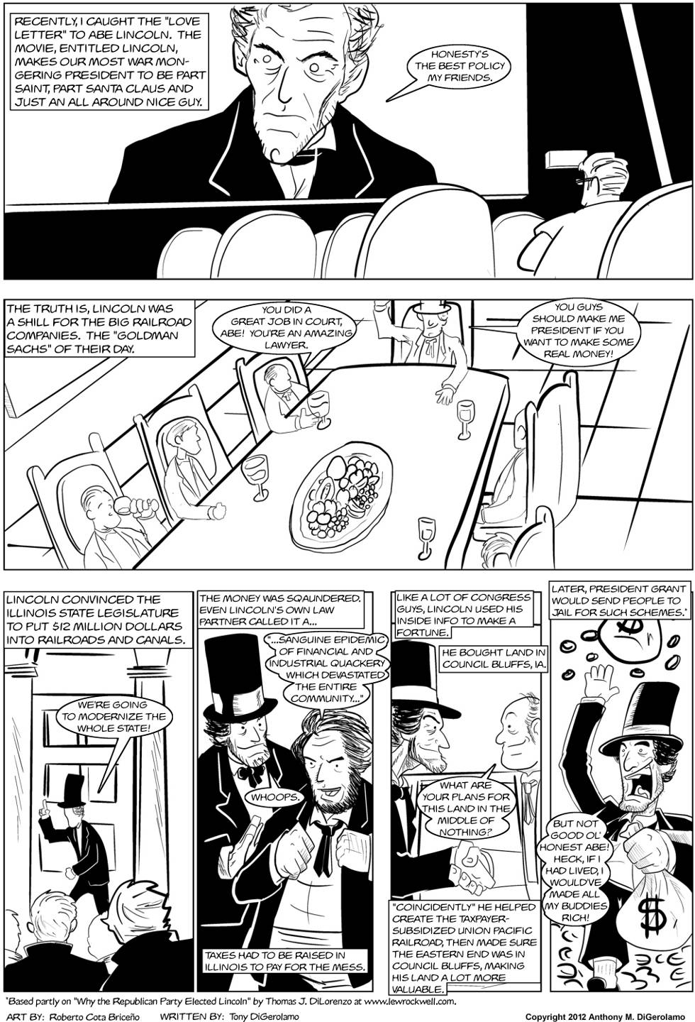 The Antiwar Comic: Lincoln was a Rich Jerk The Antiwar Comic: Lincoln was a Rich Jerk