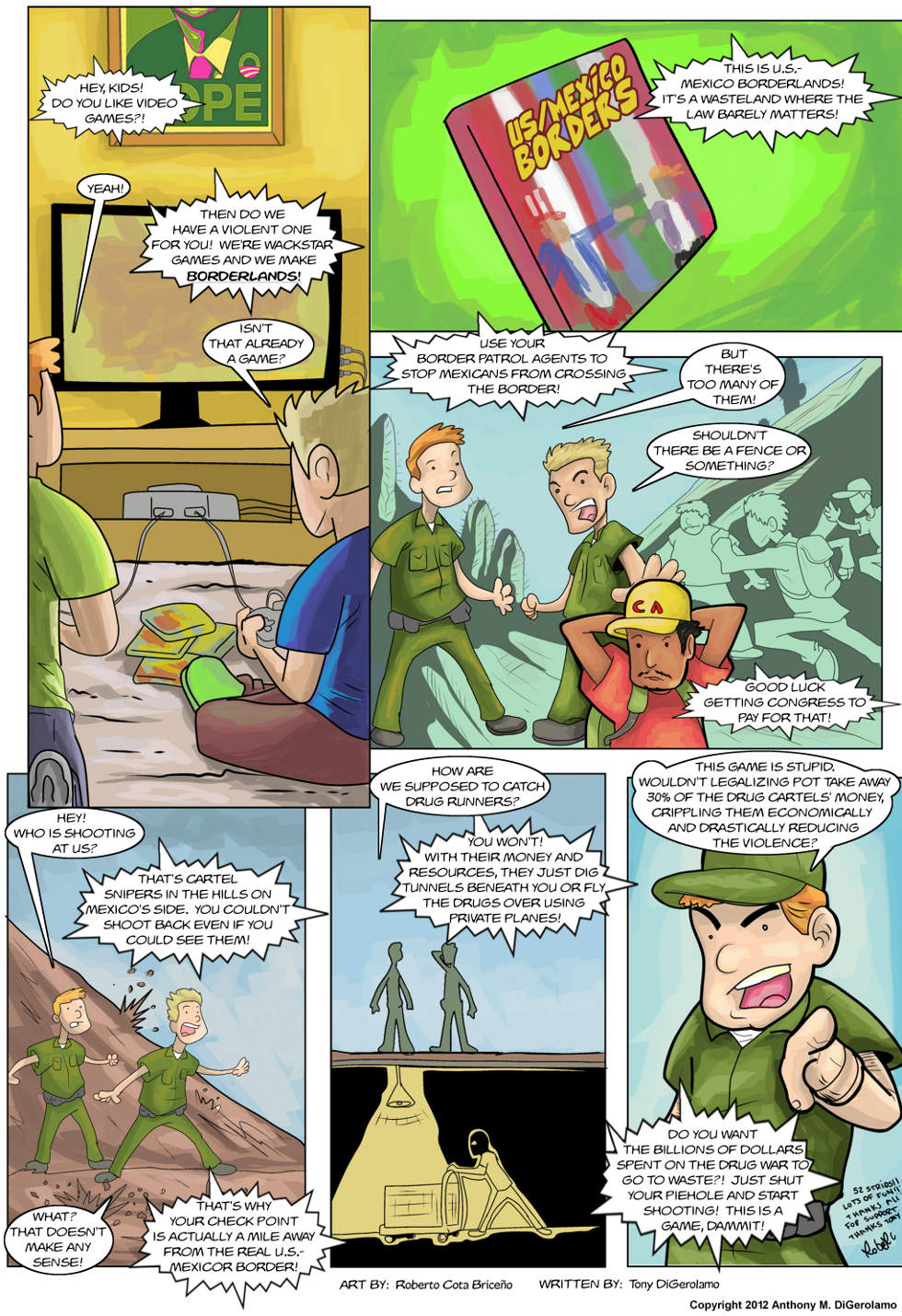 The Antiwar Comic: The Real Borderlands