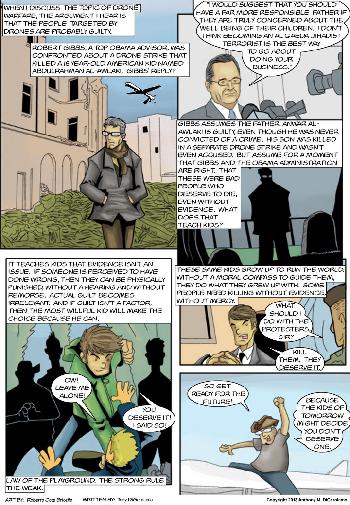 The Antiwar Comic:  Paging Dr. Strangedrone