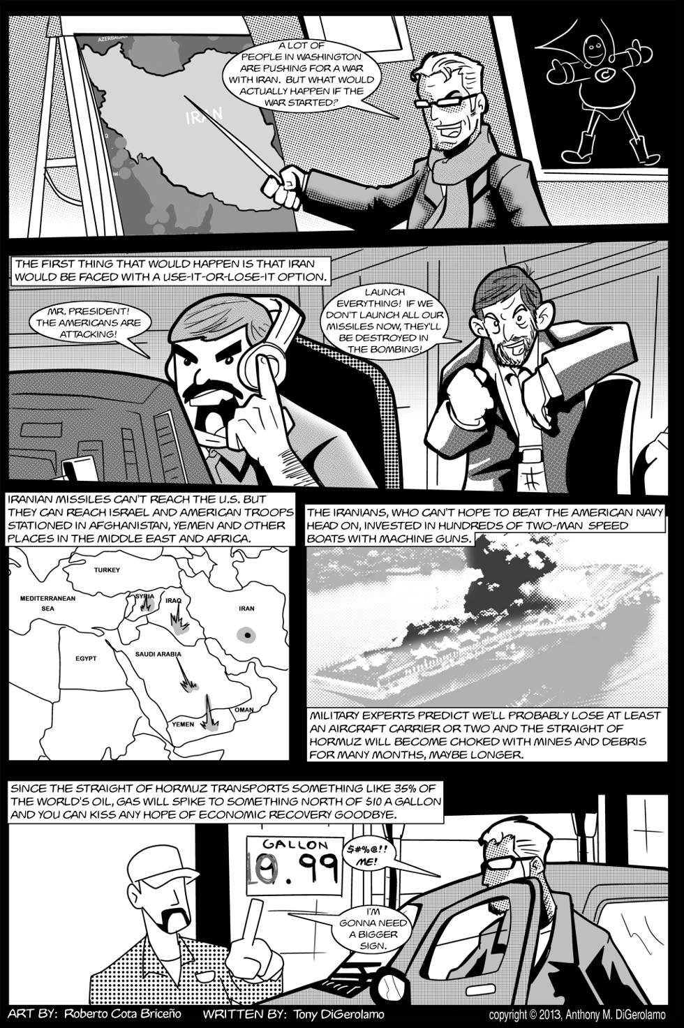 The Antiwar Comic: Attacking Iran’s a Stupid Plan The Antiwar Comic: Attacking Iran’s a Stupid Plan