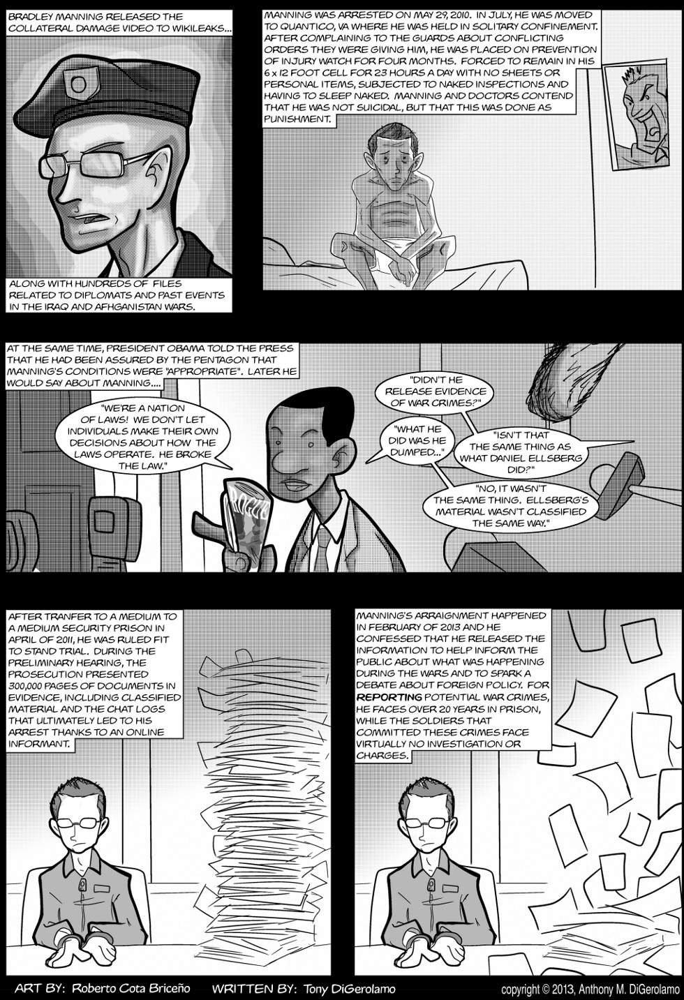 The Antiwar Comic:  War Crimes Paradox